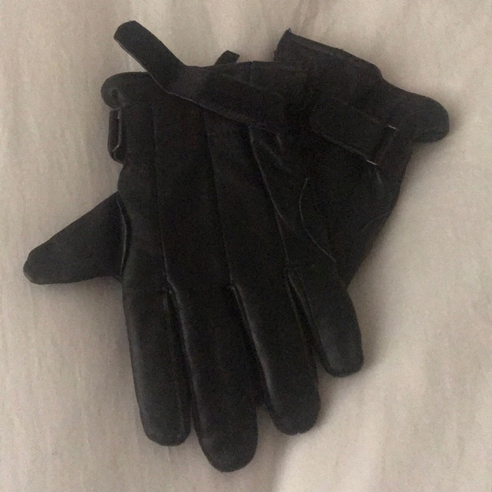 Men’s like leather fleece lined gloves